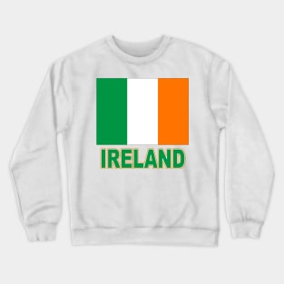 The Pride of Ireland - Irish Flag Design Crewneck Sweatshirt